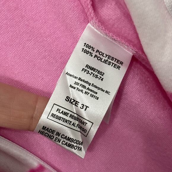 Care Bears Cheer Rainbow Bear Flame Resistant Romper Pajamas 3T NEW - Picture 4 of 6